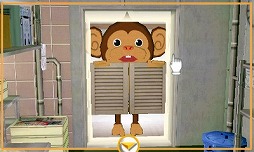 画像ギャラリー No.006のサムネイル画像 / 3DS用ソフト「＠SIMPLE DLシリーズ　Vol.16　THE 密室からの脱出〜愉快なサルとファミレス編〜」，ニンテンドーeショップにて配信開始