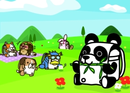 画像ギャラリー No.002のサムネイル画像 / パズルゲーム「たたかえっ！ぱんどせる！！〜グルメ大王と魔法のパズル〜」が配信開始