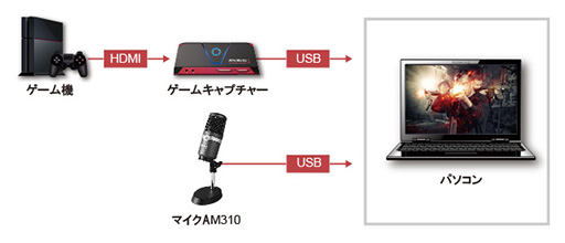画像ギャラリー No.010のサムネイル画像 / AVerMedia，ゲーム実況向けのUSB接続型マイク「AM310」を国内発売