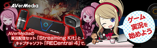 画像ギャラリー No.021のサムネイル画像 / 【PR】AVerMediaの実況配信セット「Streaming Kit」とキャプチャソフト「RECentral 4」で，ゲーム実況を始めよう