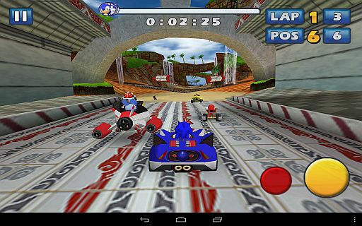 画像ギャラリー No.003のサムネイル画像 / Android版「ソニック＆セガオールスターズ レーシング」が配信。ソニックとセガ歴代キャラが対決