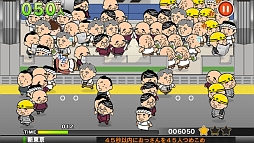 画像ギャラリー No.008のサムネイル画像 / 日本の日常風景!?　おっさんたちを電車に詰め込むスマホ向けカジュアルゲーム「つめこめおっさん」を紹介する「（ほぼ）日刊スマホゲーム通信」第399回