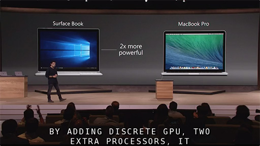画像ギャラリー No.013のサムネイル画像 / Microsoftの隠し球は2-in-1 PC「Surface Book」！ キーボードドック側に“外付けGeForce”を搭載できる仕様で1499ドルから