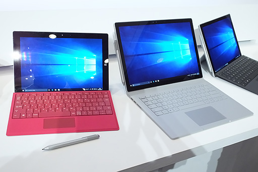 画像ギャラリー No.005のサムネイル画像 / 日本マイクロソフト,「Surface Pro 4」を11月12日に国内発売。ハイエンド2-in-1 PCの「Surface Book」は2016年初頭に