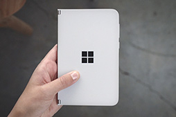 画像ギャラリー No.005のサムネイル画像 / Microsoft，2画面Androidスマートフォン「Surface Duo」を発表。5.6インチ2枚で広げると8.3インチ相当に