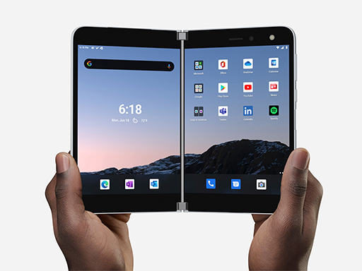画像ギャラリー No.001のサムネイル画像 / Microsoft，2画面Androidデバイス「Surface Duo」を9月10日に米国で発売。価格は約15万円から