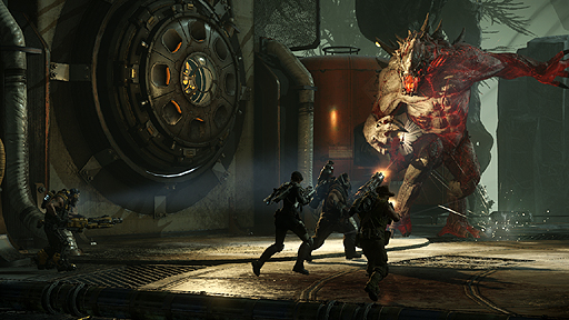 画像ギャラリー No.011のサムネイル画像 / ［TGS 2014］4対1の非対称対戦をウリとする「Evolve」が日本で初めてプレイアブル展示。Xbox One版の操作感と試遊プレイヤーの反応を確認した