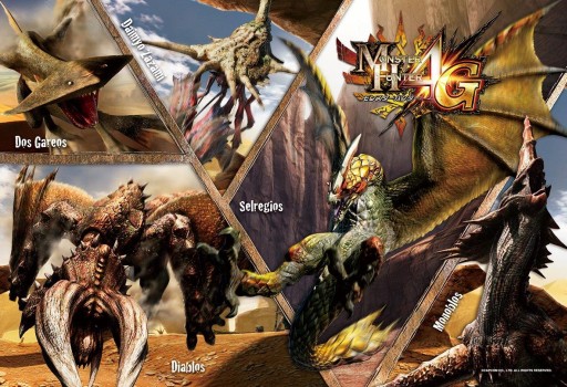 画像ギャラリー No.001のサムネイル画像 / 「MH4G」のジグソーパズルが登場。数々のモンスターがデザインされた全4種