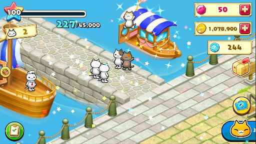 画像ギャラリー No.002のサムネイル画像 / 「ほしの島のにゃんこ」，新エリア「みなとまち」が実装