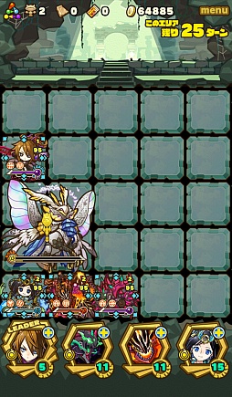 画像ギャラリー No.013のサムネイル画像 / 「サモンズボード」，コインダンジョン「モスパレス【神】」のポイントと，ボスモンスター「月光のマダム・ブランシュ」の行動パターンを紹介