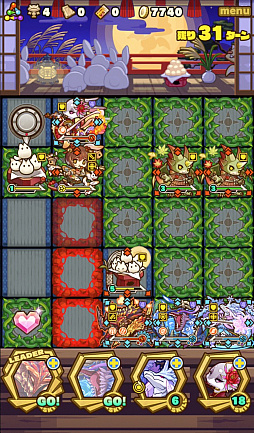 画像ギャラリー No.017のサムネイル画像 / 「サモンズボード」，イベントダンジョン「観月の宴【冥】」のポイントと，ボスモンスター「蓬莱玉兎カグヤ」の行動パターンを紹介