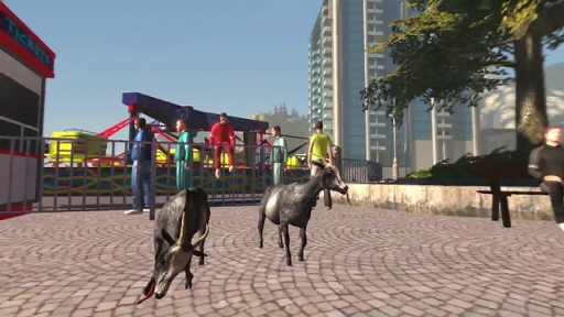 画像ギャラリー No.002のサムネイル画像 / 「Goat Simulator」のPatch 1.1がリリース。もはやシミュレーションの域を逸脱，ヤギ達がビーチライフを満喫するように