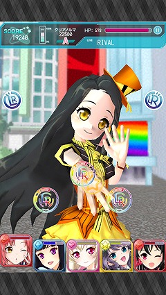 画像ギャラリー No.003のサムネイル画像 / スマホ向け「アイドリズム」が配信開始。歌って踊れるトップアイドルを育てよう