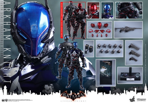 画像ギャラリー No.001のサムネイル画像 / 「バットマン：アーカム・ナイト」，アーカムナイトの1/6スケール可動フィギュアがホットトイズから登場