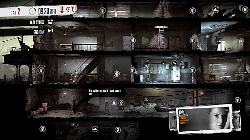 画像ギャラリー No.003のサムネイル画像 / 11 bit studiosが「This War of Mine」のチャリティ企画を発表。ロシアによるウクライナへの軍事侵攻を受けて