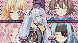 画像ギャラリー No.009のサムネイル画像 / キマシタワー！　女の子にキスをもらって強くなる「超女神信仰 ノワール 激神ブラックハート」をプレイムービーで紹介