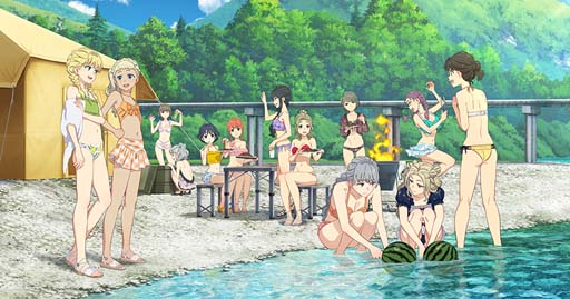 画像ギャラリー No.004のサムネイル画像 / 「スクールガールストライカーズ2」，水着2021＆おそろい水着2021が再登場。水着引換券がもらえるチャンス