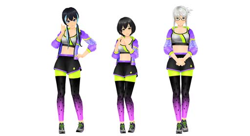 画像ギャラリー No.002のサムネイル画像 / 「スクスト2」，1月特訓イベントに限定コスチューム「ランニングウェア」＆降神小織専用「カジュアルランナー」が登場