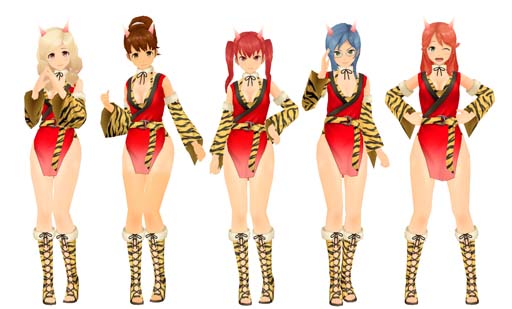 画像ギャラリー No.002のサムネイル画像 / 「スクスト2」，イベント“特訓期間！！”に限定コスチューム「赤鬼」＆蒼井雪枝専用「桃太郎」が登場