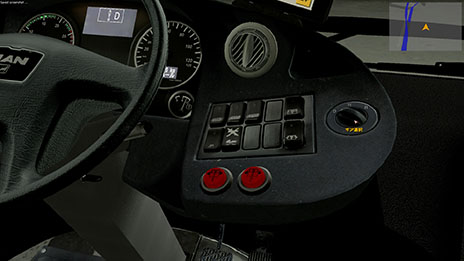 画像ギャラリー No.014のサムネイル画像 / リアルに再現されたバスの運転を楽しもう。「シティバス シミュレーター ミュンヘン 日本語版」の配信が本日スタート