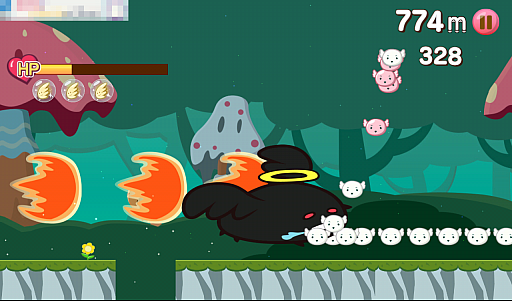 画像ギャラリー No.008のサムネイル画像 / 地球はオレらに任せとけ！ スマホ向けランニングゲーム「オレたち救世主！」を紹介する「（ほぼ）日刊スマホゲーム通信」第564回