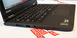 画像ギャラリー No.008のサムネイル画像 / Lenovo，360度回転ヒンジ搭載で4モードに使い分けられる新型2-in-1「ThinkPad Yoga 12」を国内発売