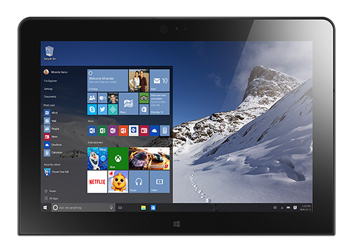 画像ギャラリー No.002のサムネイル画像 / Lenovo，Windows 10タブレット「ThinkPad 10」を9月下旬に発売。「Atom x7-8700」搭載でスペック強化
