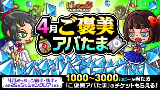 画像ギャラリー No.004のサムネイル画像 / 「城とドラゴン」，アカズキンキャラミッションを4月1日から開催。限定お着替え「童話 セット」をゲットしよう