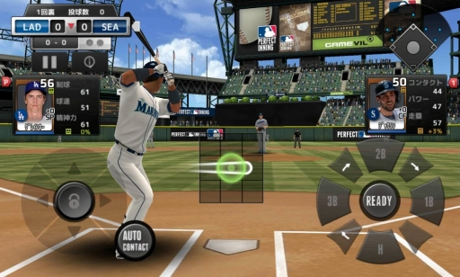 画像ギャラリー No.005のサムネイル画像 / 「MLB パーフェクトイニング」，ほかのプレイヤー達とランキングを競い合える“対戦モード”や，2014年8月4日付けの最新選手データなどが実装
