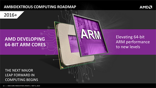 画像ギャラリー No.007のサムネイル画像 / AMD,2015年にコンシューマ向けARMプロセッサ市場へ参入。x86とのピン互換