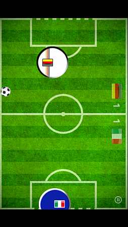 画像ギャラリー No.006のサムネイル画像 / エアホッケー×サッカー。iOS向けアクション「Absolute Football Mania」を紹介する「（ほぼ）日刊スマホゲーム通信」第546回