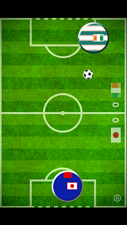 画像ギャラリー No.007のサムネイル画像 / エアホッケー×サッカー。iOS向けアクション「Absolute Football Mania」を紹介する「（ほぼ）日刊スマホゲーム通信」第546回