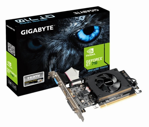 画像ギャラリー No.001のサムネイル画像 / ファン付きとファンレス，2種類のGIGABYTE製GT 710カードが国内発売