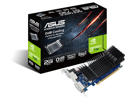 画像ギャラリー No.001のサムネイル画像 / ファンレス＆ロープロ仕様のASUS製GeForce GT 730搭載カードが発売