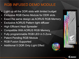 画像ギャラリー No.006のサムネイル画像 / ［COMPUTEX］GIGABYTEがゲーマー向けメモリモジュール市場に参入。まさかの“光るダミー”付き