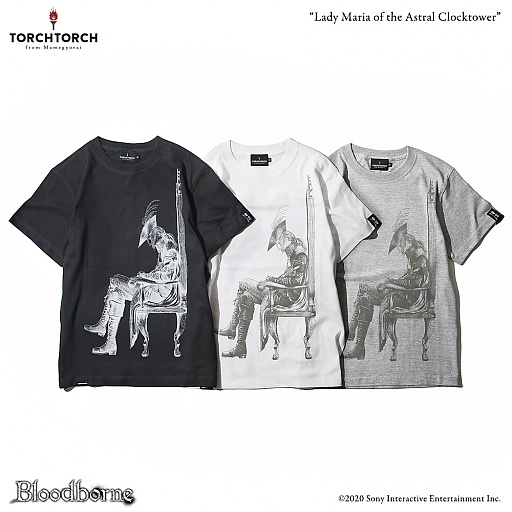 画像ギャラリー No.008のサムネイル画像 / 「Bloodborne」コラボのTORCH TORCH製Tシャツ，新作の第1弾はボス達をフィーチャー
