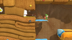 画像ギャラリー No.005のサムネイル画像 / ［E3 2014］2015年発売予定のWii U「Yoshi's Woolly World」では，編みぐるみ姿のヨッシーが毛糸を生かしたアクションで活躍。2人プレイではヨッシー同士で“食べ合い”ができる？