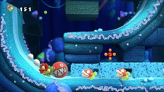 画像ギャラリー No.012のサムネイル画像 / ［E3 2014］2015年発売予定のWii U「Yoshi's Woolly World」では，編みぐるみ姿のヨッシーが毛糸を生かしたアクションで活躍。2人プレイではヨッシー同士で“食べ合い”ができる？