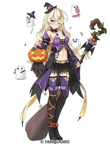 画像ギャラリー No.004のサムネイル画像 / 「御城プロジェクト:RE」，ハロウィン衣装の城娘たちが登場する「ハロウィンキャンペーン」が本日開催
