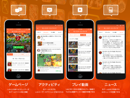 画像ギャラリー No.001のサムネイル画像 / 「Lobi」がメジャーアップデート。アクティビティ機能など，3つの新機能を追加
