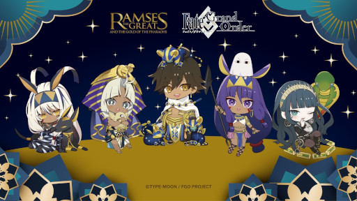 画像ギャラリー No.013のサムネイル画像 / 「Fate/Grand Order」と「ラムセス大王展 ファラオたちの黄金」がコラボ。描き下ろしミニキャライラストを使用したグッズが登場