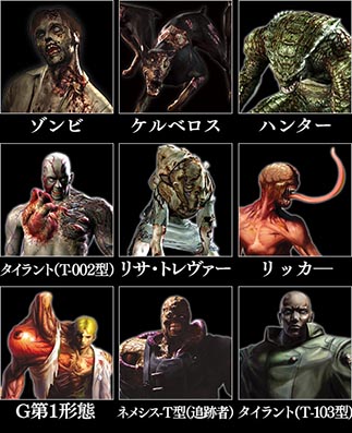 画像ギャラリー No.005のサムネイル画像 / 「バイオハザード HDリマスター」，CLUB96でクリーチャー人気投票キャンペーンが開催中