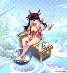 画像ギャラリー No.010のサムネイル画像 / 「ファントム オブ キル」，“キル姫水着図鑑”のユニット6体の詳細を公開