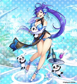画像ギャラリー No.006のサムネイル画像 / 「ファンキル」海上編に登場する水着ユニット“方天画戟，メギド，草薙剣，ミョルニル”の情報を公開