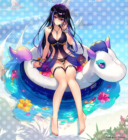 画像ギャラリー No.002のサムネイル画像 / 「ファンキル」,海上編の水着ユニット“フォルカス”“リットゥ”“パラシュ”を紹介