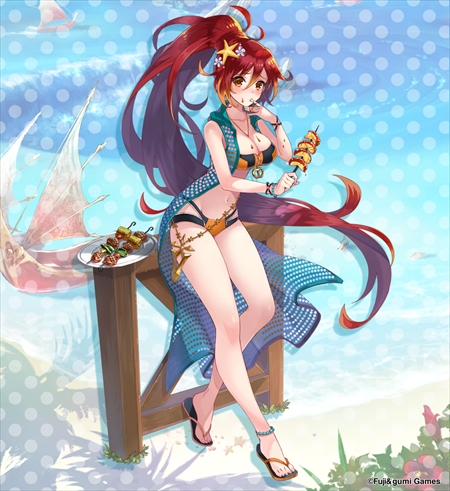 画像ギャラリー No.003のサムネイル画像 / 「ファンキル」,海上編の水着ユニット“フォルカス”“リットゥ”“パラシュ”を紹介