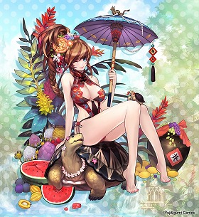 画像ギャラリー No.003のサムネイル画像 / 「ファントム オブ キル」,“キル姫水着図鑑”の新キャラ4名が紹介に