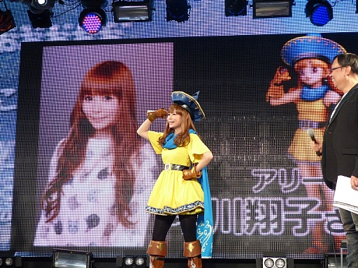 画像ギャラリー No.005のサムネイル画像 / アリーナ役に決定した中川翔子さんも新情報に大興奮。ニコニコ生放送「『ドラゴンクエストヒーローズTV』特報版」の模様をレポート