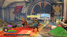 画像ギャラリー No.005のサムネイル画像 / 「ドラゴンクエストヒーローズ」の基本的な流れが公開に。最大4人で出撃できるバトルや迫力満点の必殺技も紹介