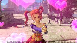 画像ギャラリー No.002のサムネイル画像 / 「ドラゴンクエストヒーローズ」プレイヤーキャラクターの特技続報。ゼシカは呪文とお色気を武器に，ヤンガスはパワフルにオノを振るってバトル